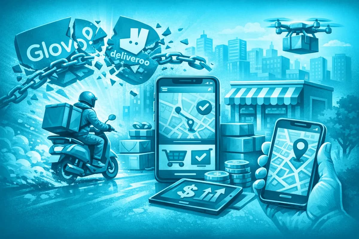 Restaurant owner managing delivery orders directly from their own platform