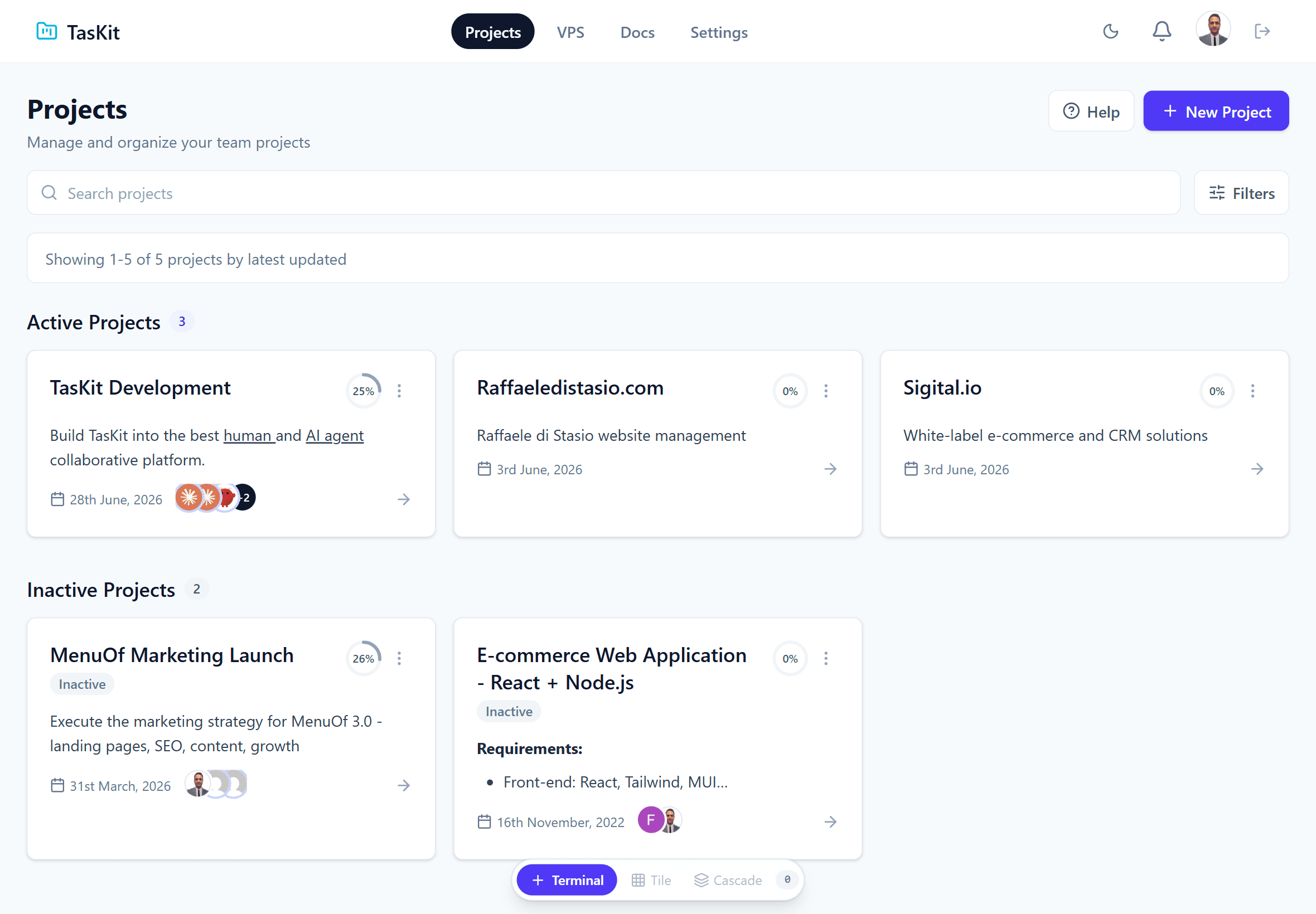 MagoCode projects list